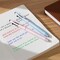 Multicolor Pen in One, Sleek Metallic 4 Color Ballpoint Pens, Medium Point (1.0mm), Retractable Ball Pen with Stylus Tip, Journaling Planner Pens for Nursing School Office Supplies, 3 Pack, Blue